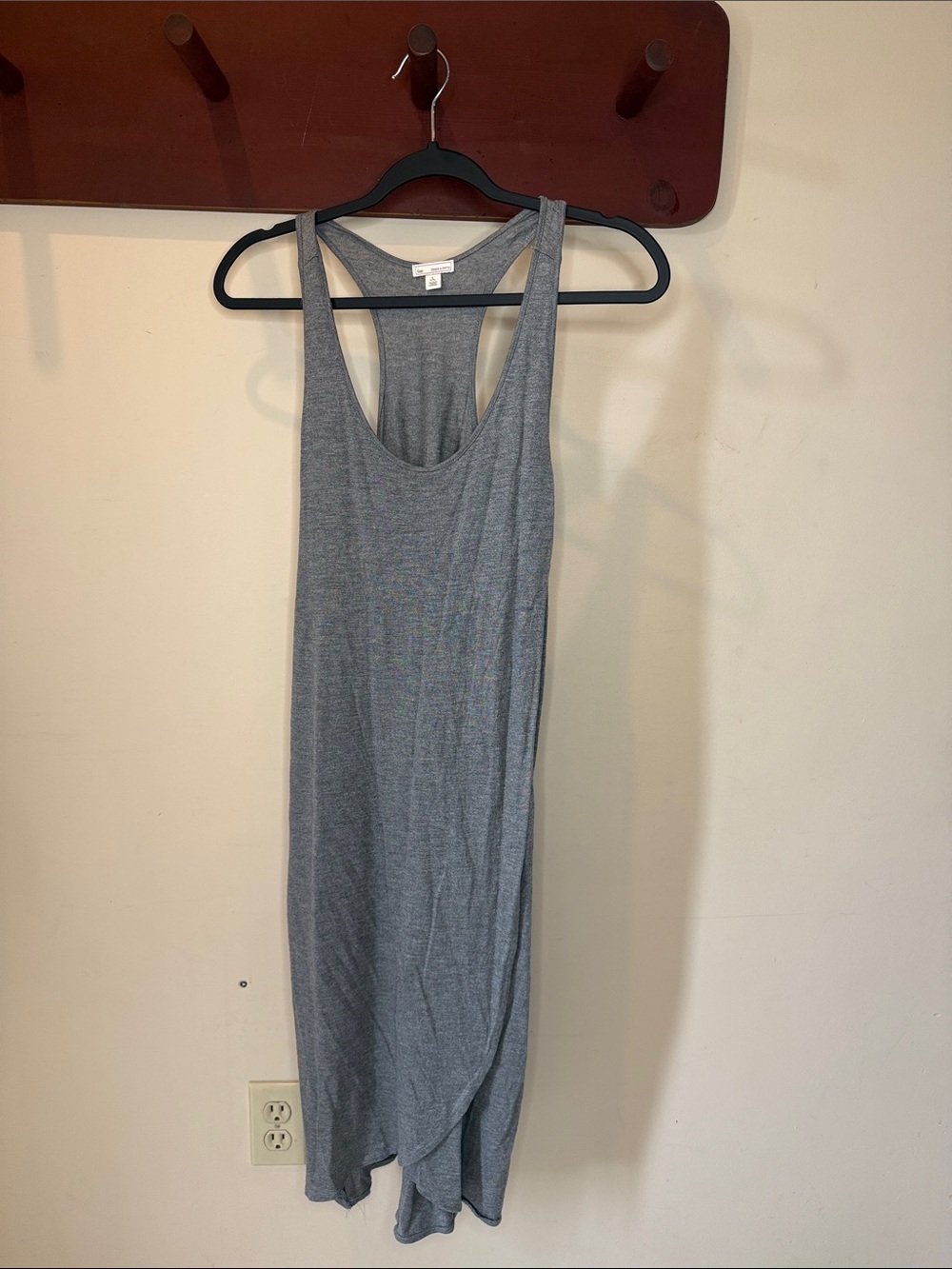 GAP Heather Gray Racerback Tank Dress